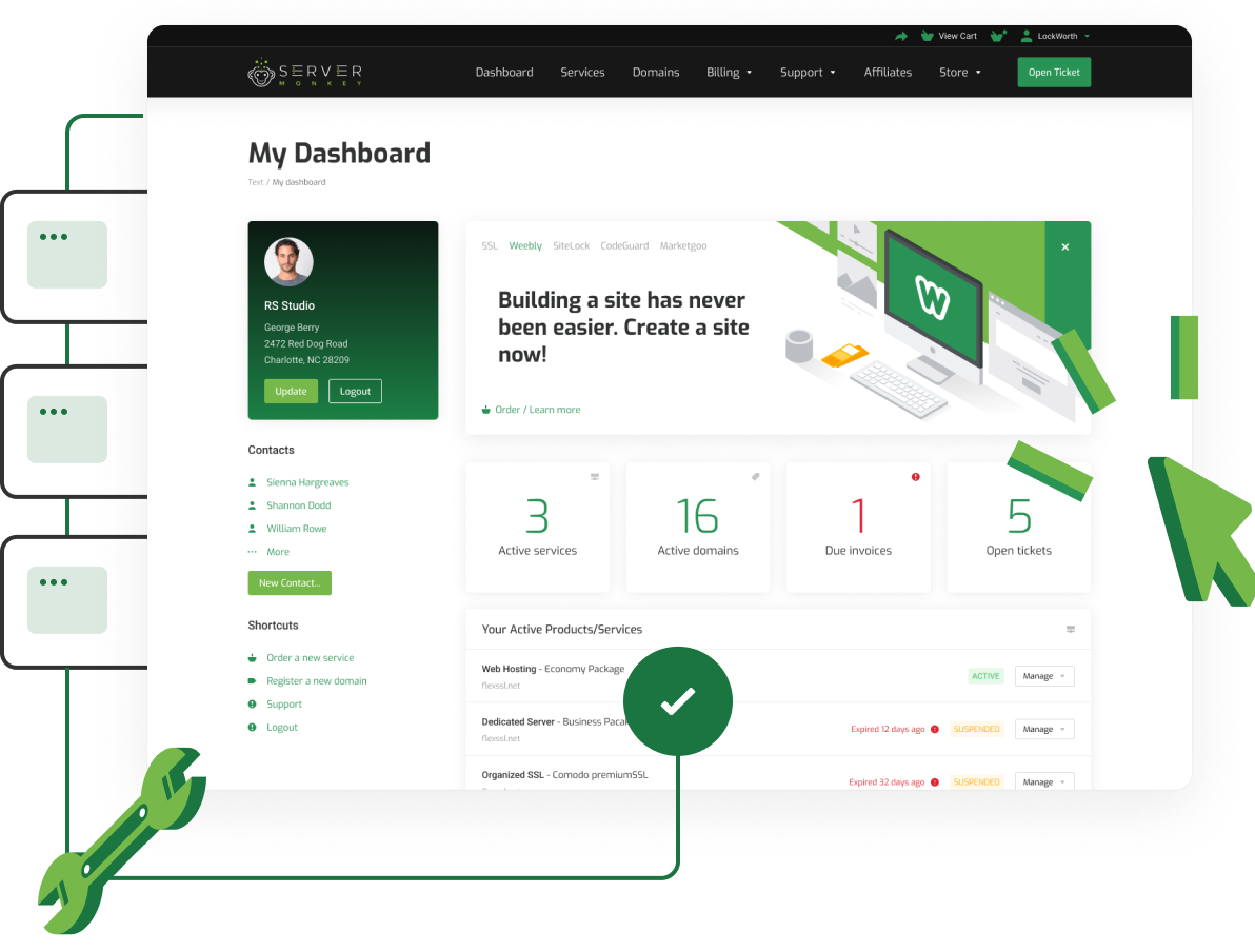 Powerful management tools to save your time